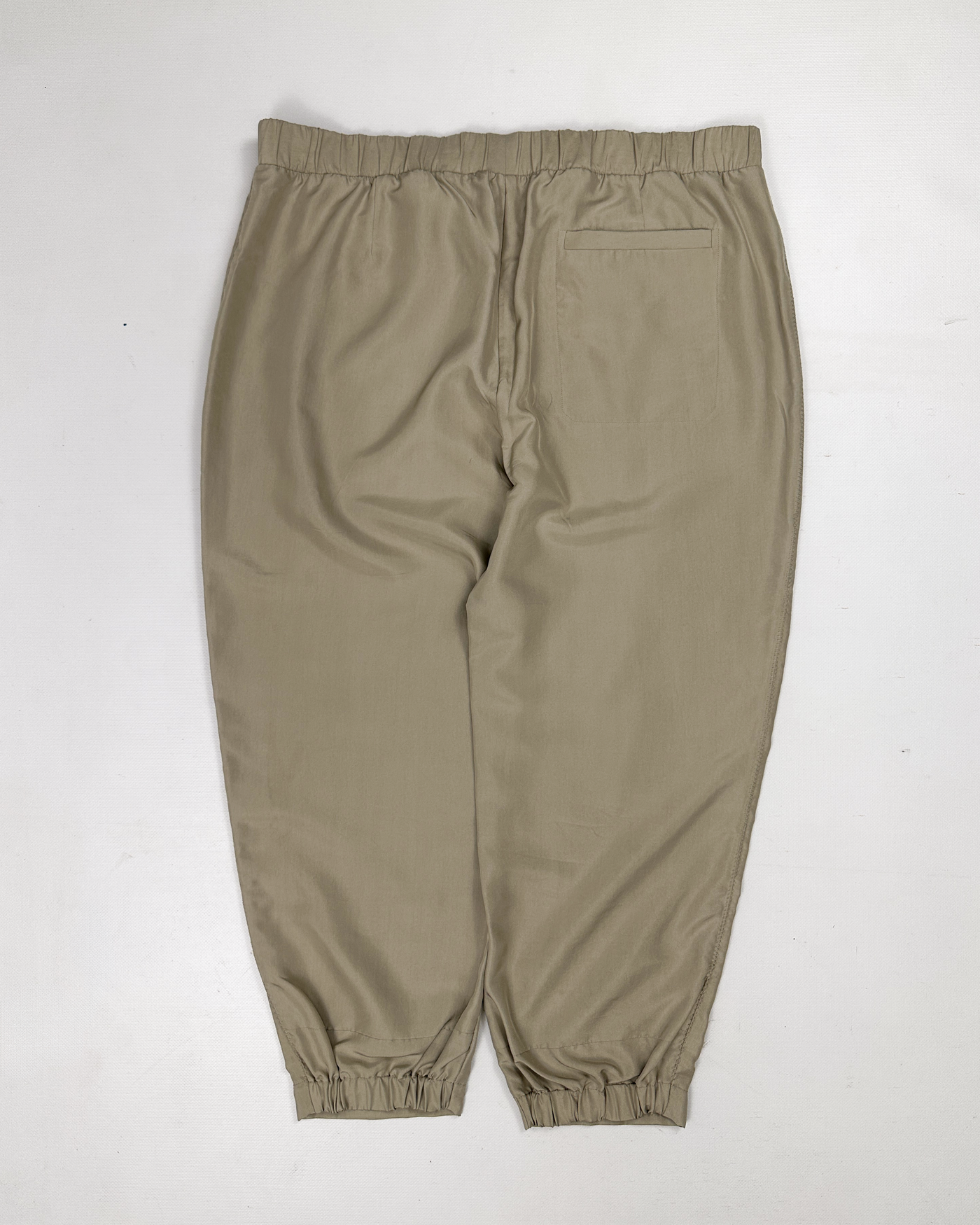 Bottega Veneta Grey Silk 3/4 Pants 2000's