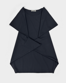 Jil Sander Navy Blue Star-Shape Dress S/S 2009