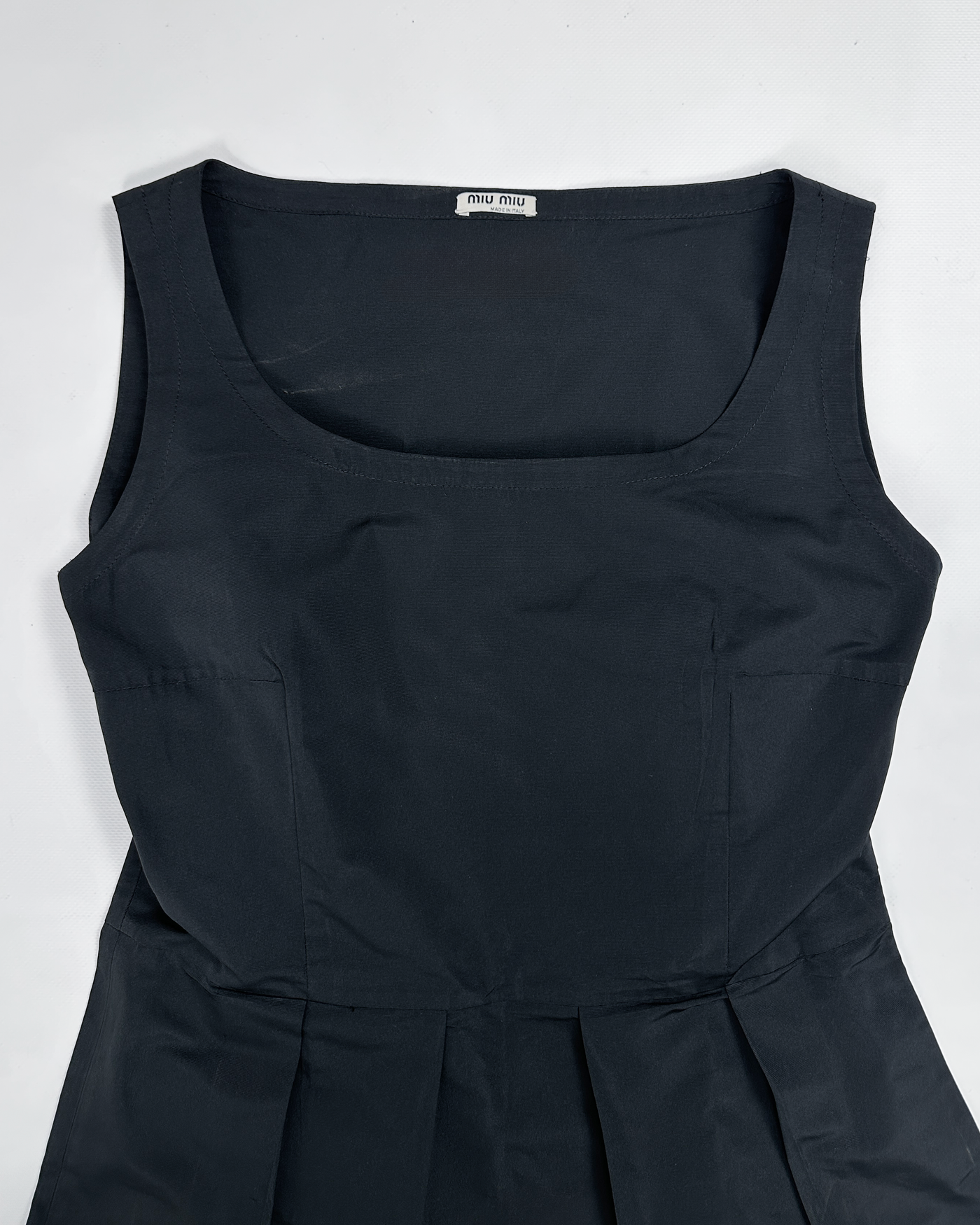Miu Miu Black Silk Dress 2000's
