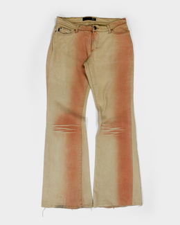 Just Cavalli 2-Tone Faded Flare Pants 2000's