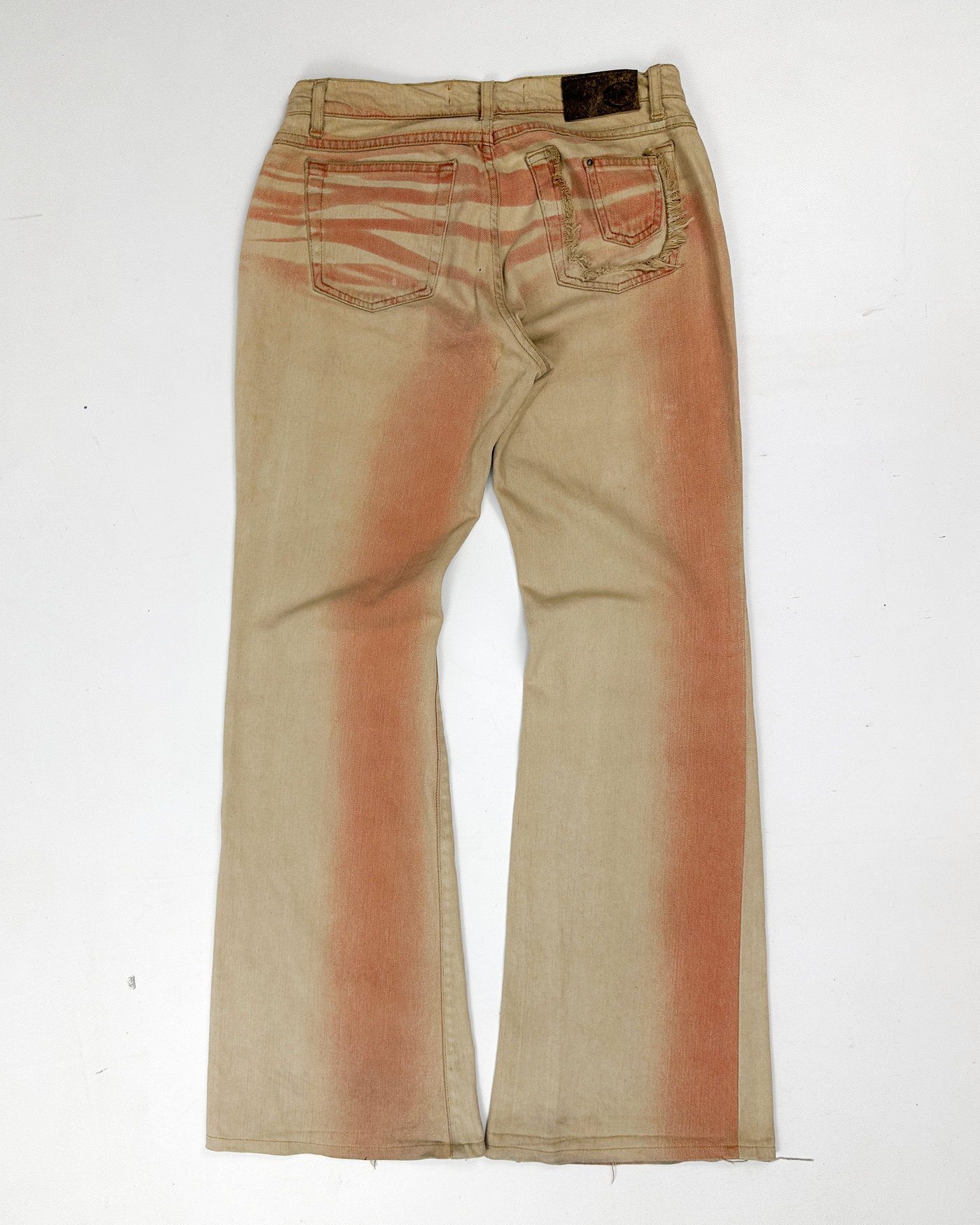 Just Cavalli 2-Tone Faded Flare Pants 2000's