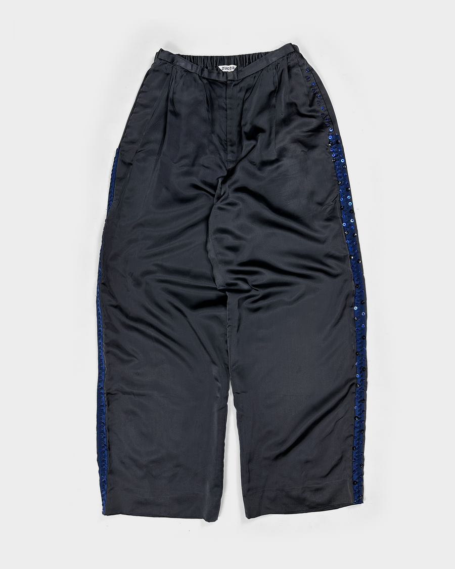 Cabane de Zucca Wide Leg Track Pants 2000's