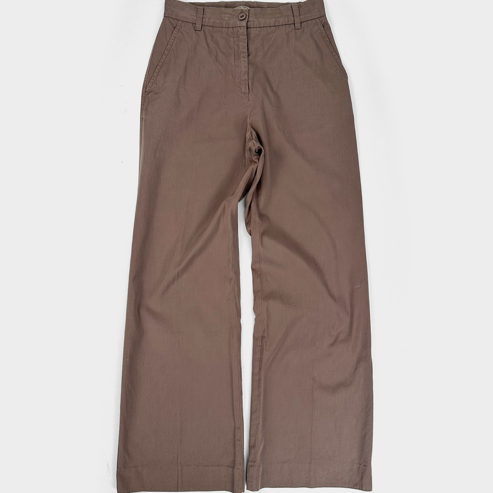 Bottega Veneta Brown wide Leg Pants 2000's