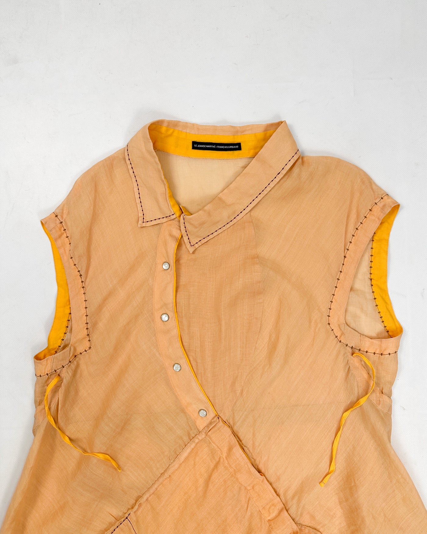 Marithé Francois Girbaud Asymmetric Long Top 2000's