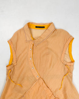 Marithé Francois Girbaud Asymmetric Long Top 2000's