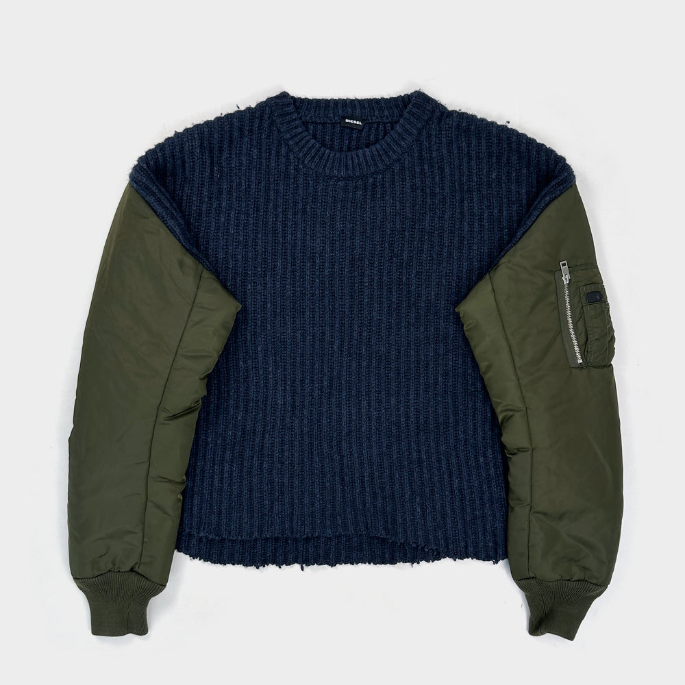 Diesel Oversize Utility Bomber Knitwear 2000's