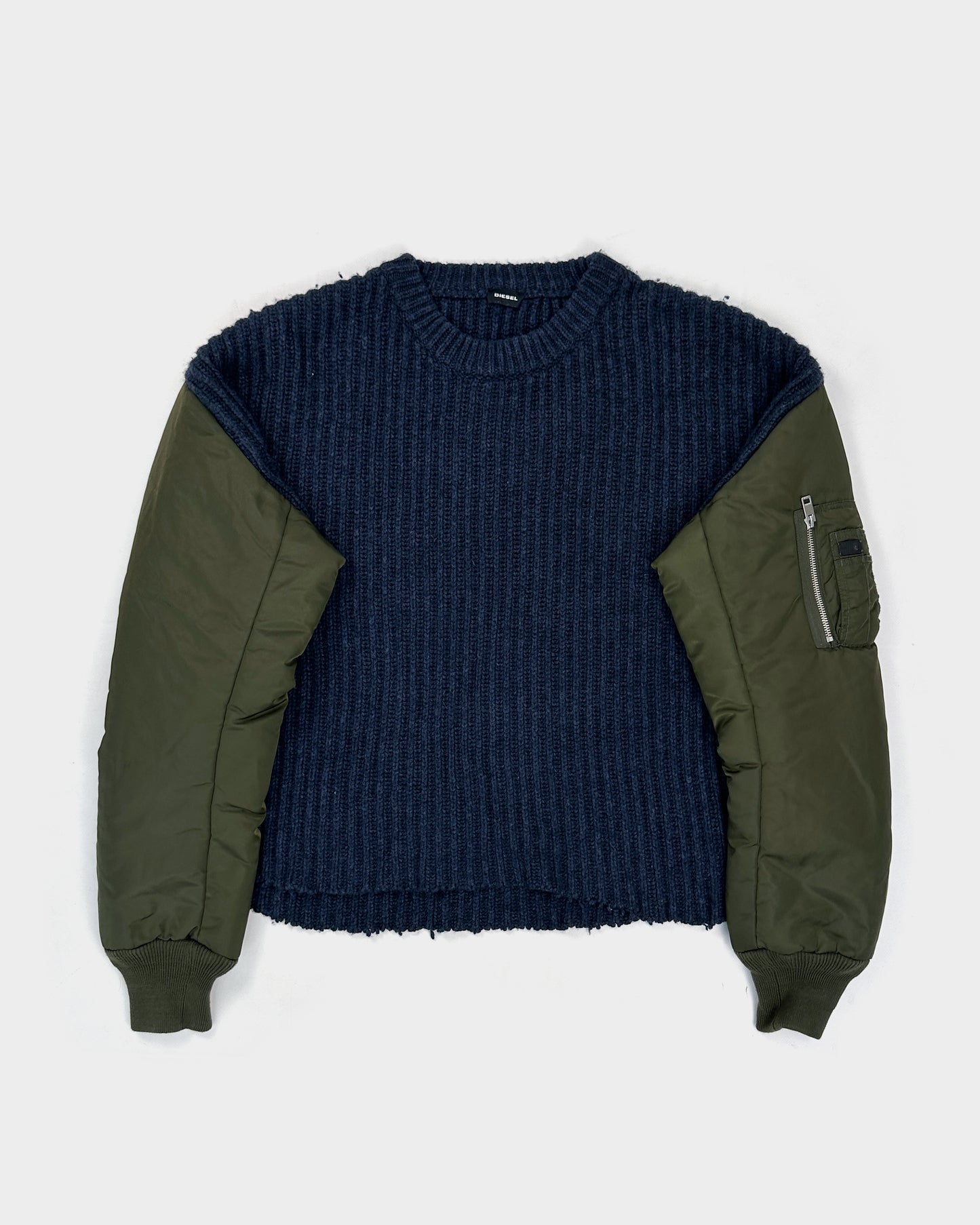 Diesel Oversize Utility Bomber Knitwear 2000's