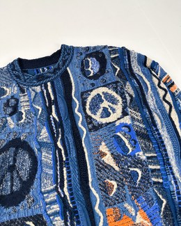 Kapital 7G Gauvy Blue Boro Knitwear FW 2019