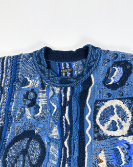 Kapital 7G Gauvy Blue Boro Knitwear FW 2019