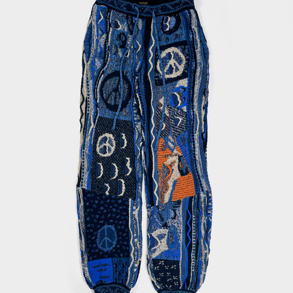 Kapital 7G Gauvy Blue Boro SweatPants FW 2019