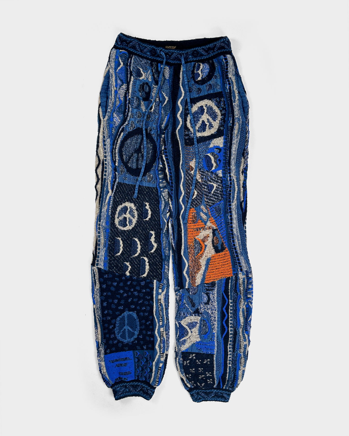 Kapital 7G Gauvy Blue Boro SweatPants FW 2019