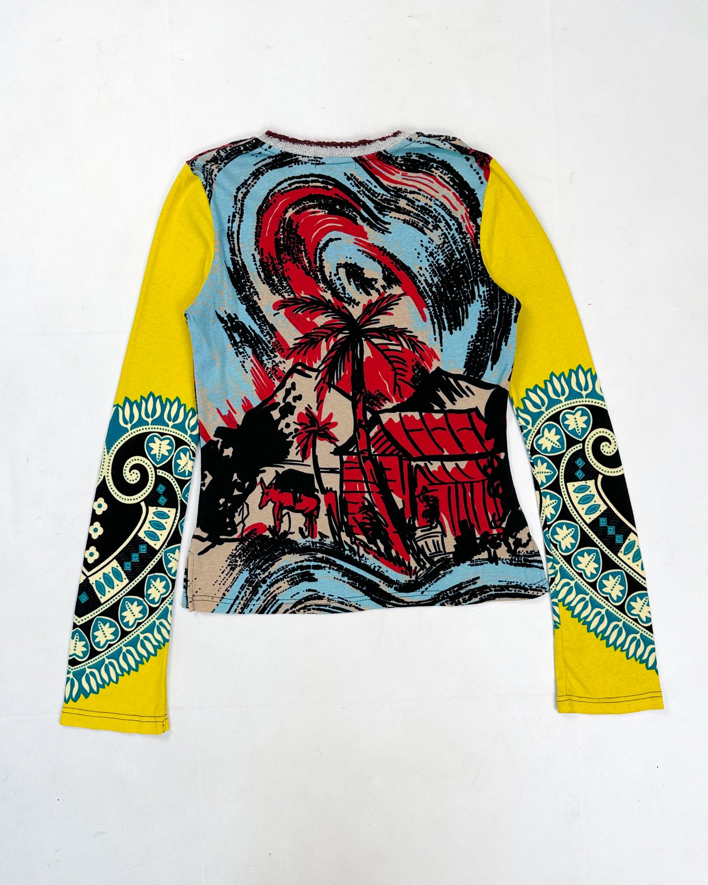 Custo Barcelona Wool Neck Top 1990's