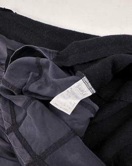 Tsumori Chisato Black Two-Texture SAMPLE Dress 2000's