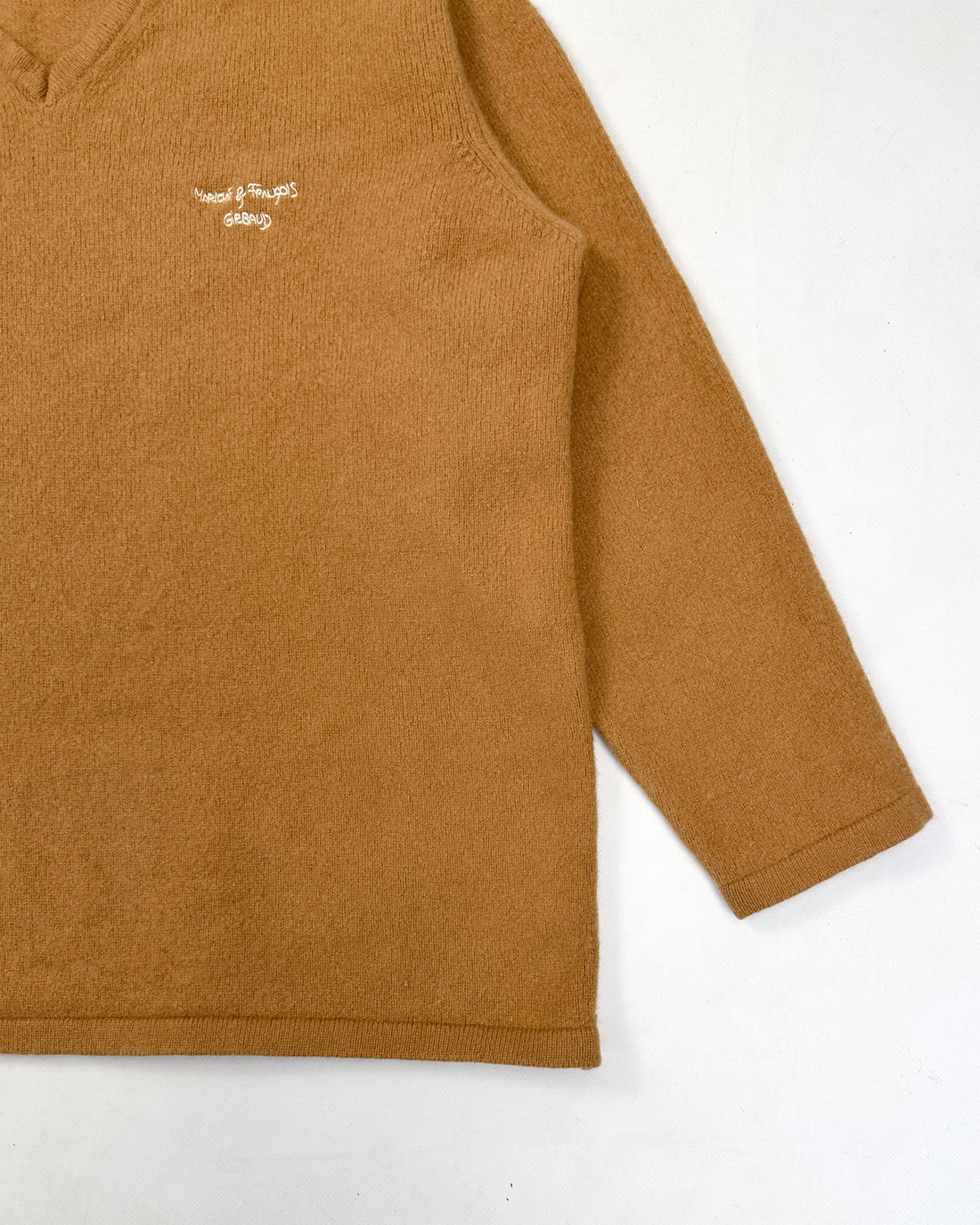 Marithé Francois Girbaud Brown Boxy Sweater 1990's