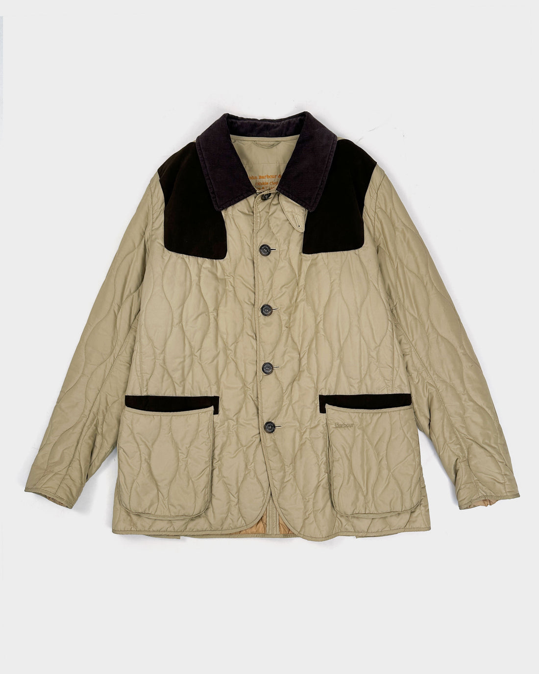 Barbour x Tokito Quilted Beige Buttoned Jacket 2019