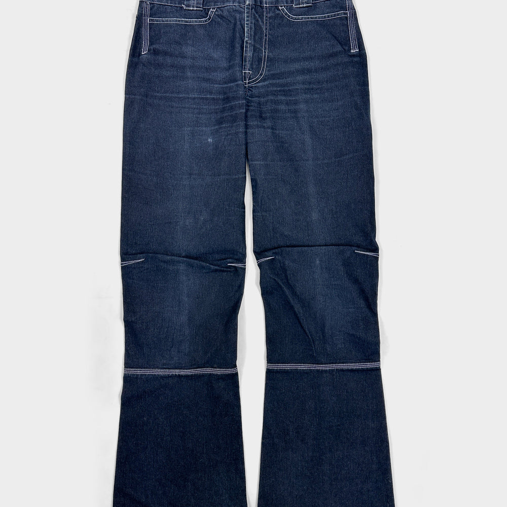 Marithé Francois Girbaud Flare Denim Pants 2000's