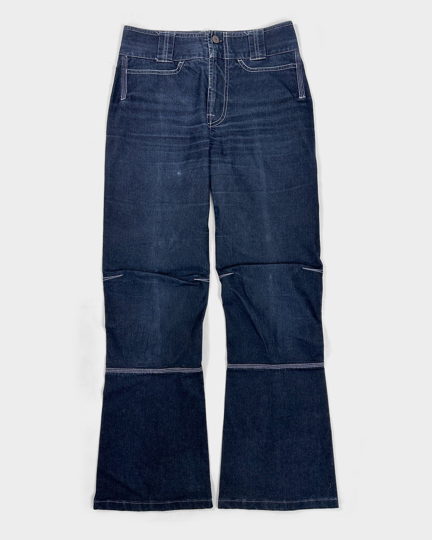 Marithé Francois Girbaud Flare Denim Pants 2000's