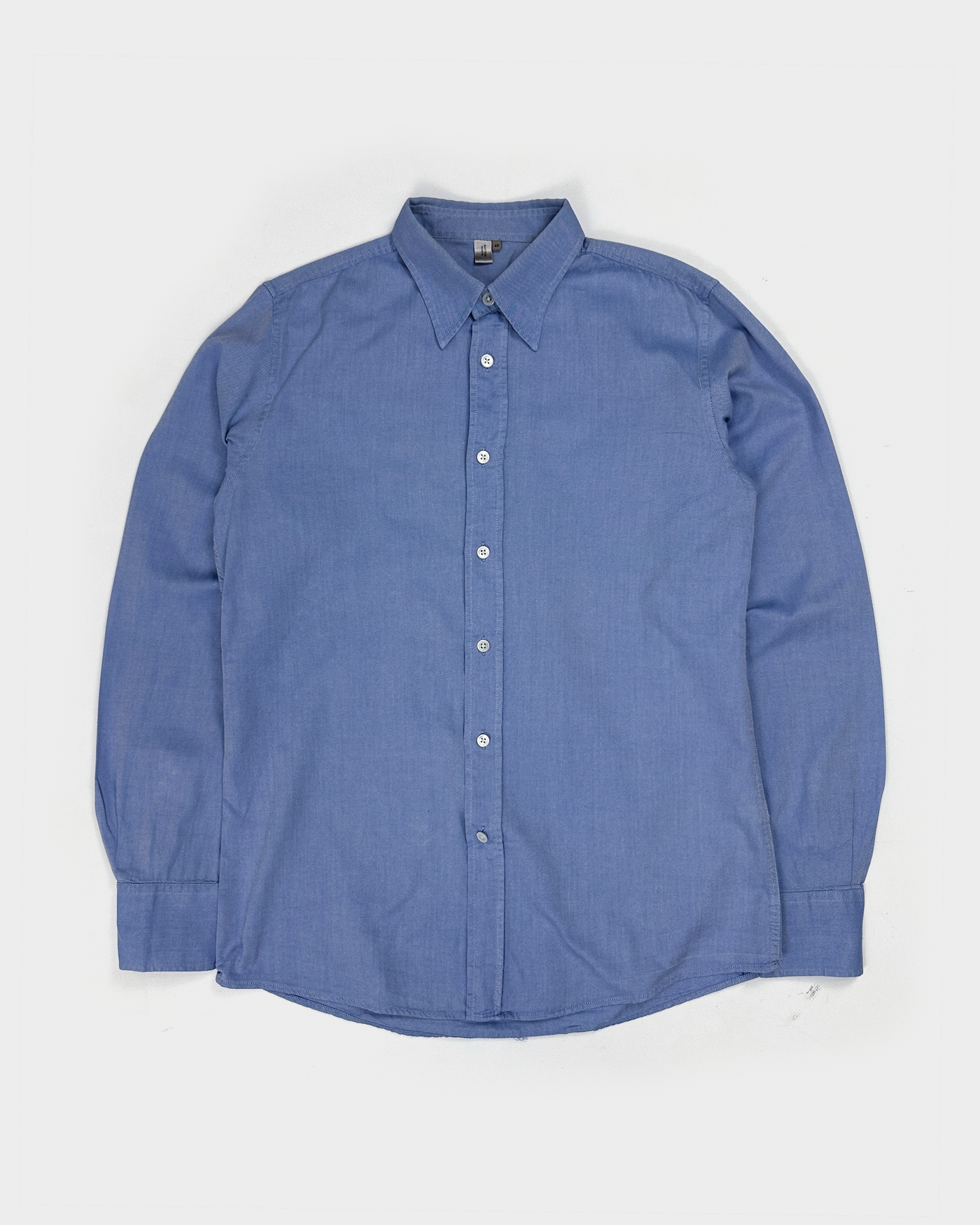 Bottega Veneta Classic Blue Cotton Shirt 1990's