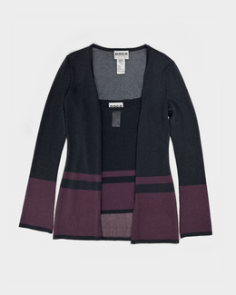 Paco Rabanne 2-Tone Mesh Cardigan + Top Set 2000's