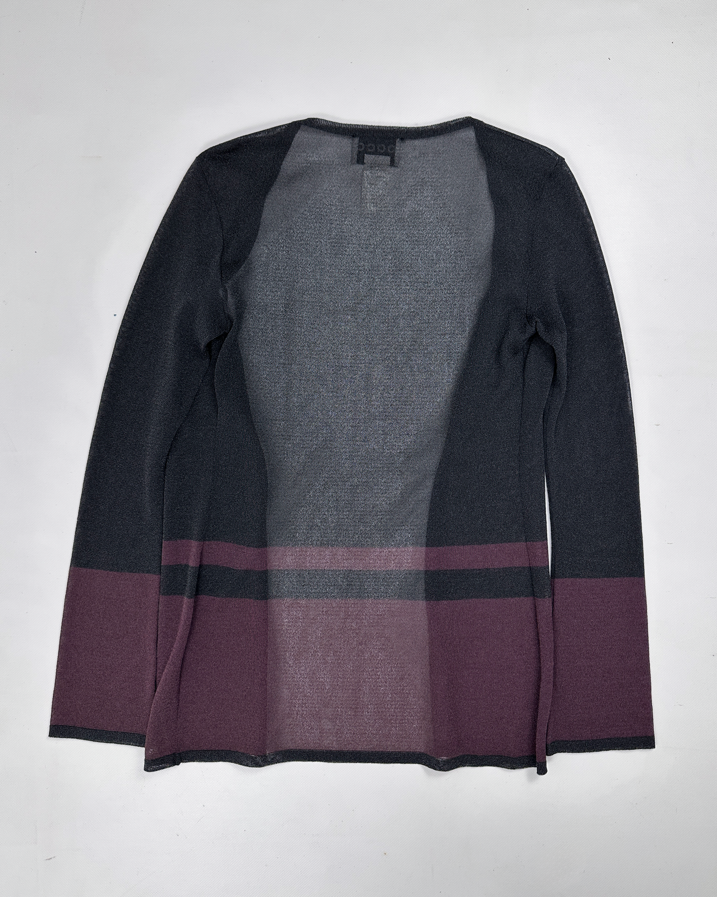 Paco Rabanne 2-Tone Mesh Cardigan + Top Set 2000's