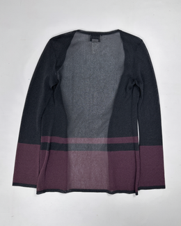 Paco Rabanne 2-Tone Mesh Cardigan + Top Set 2000's