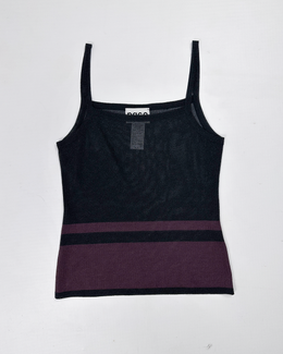 Paco Rabanne 2-Tone Mesh Cardigan + Top Set 2000's