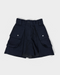 Sacai Navy Blue 2-Layer Shorts S/S 2018 - Vintagetts