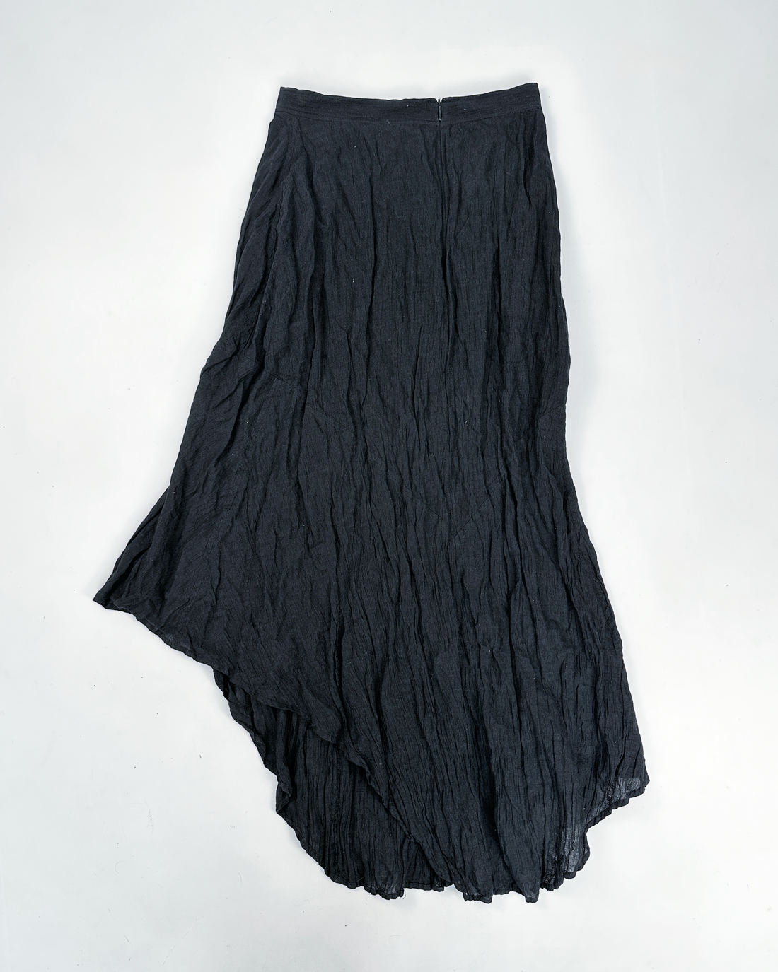 Nathalie Garçon Black Textured Skirt 2000's