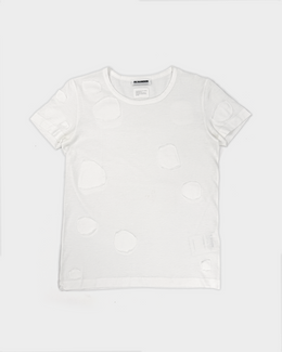 Jil Sander "Vintage Treatment" Circles Top 2000's