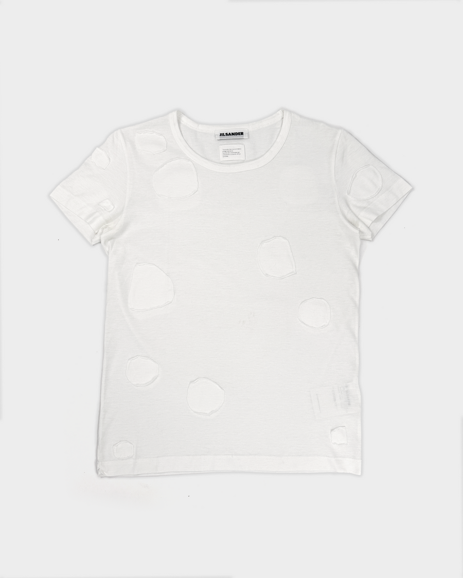 Jil Sander "Vintage Treatment" Circles Top 2000's