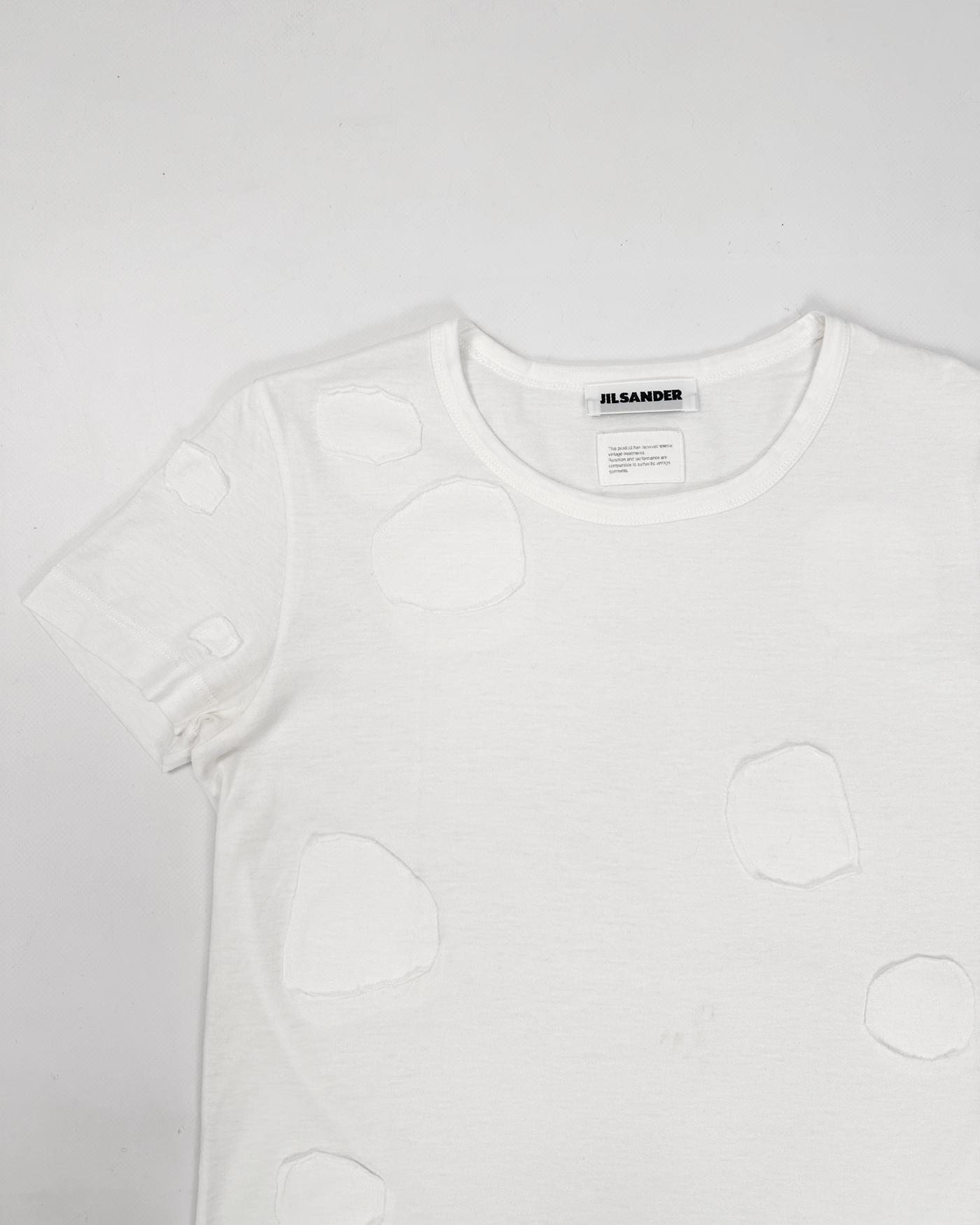 Jil Sander "Vintage Treatment" Circles Top 2000's