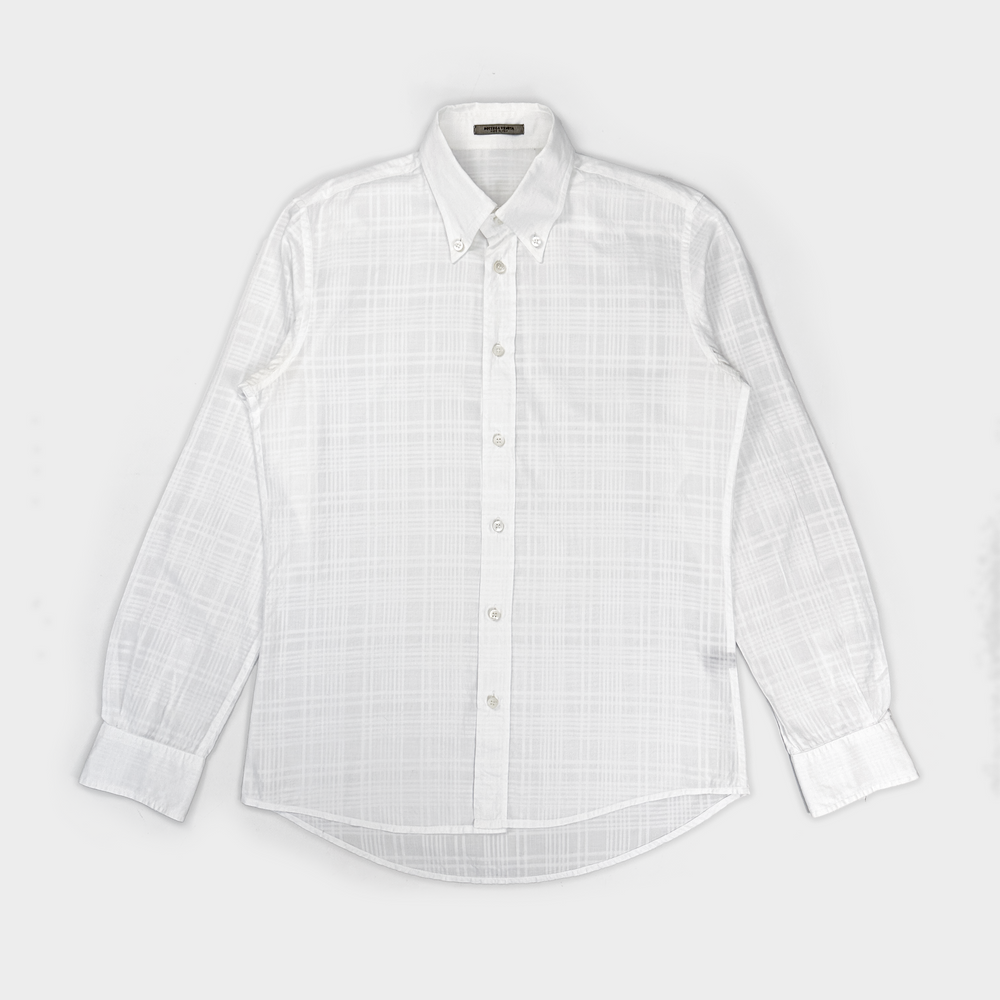 Bottega Veneta White Cotton Shirt 2000's