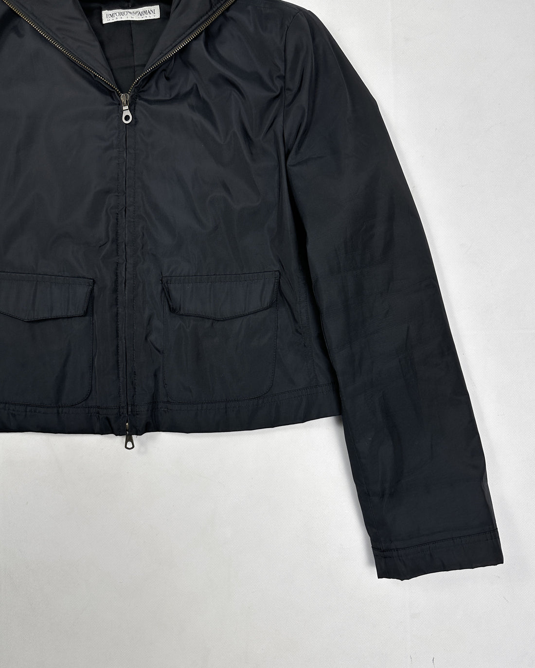 Armani Full-Zip Light Cropped Jacket 1990's