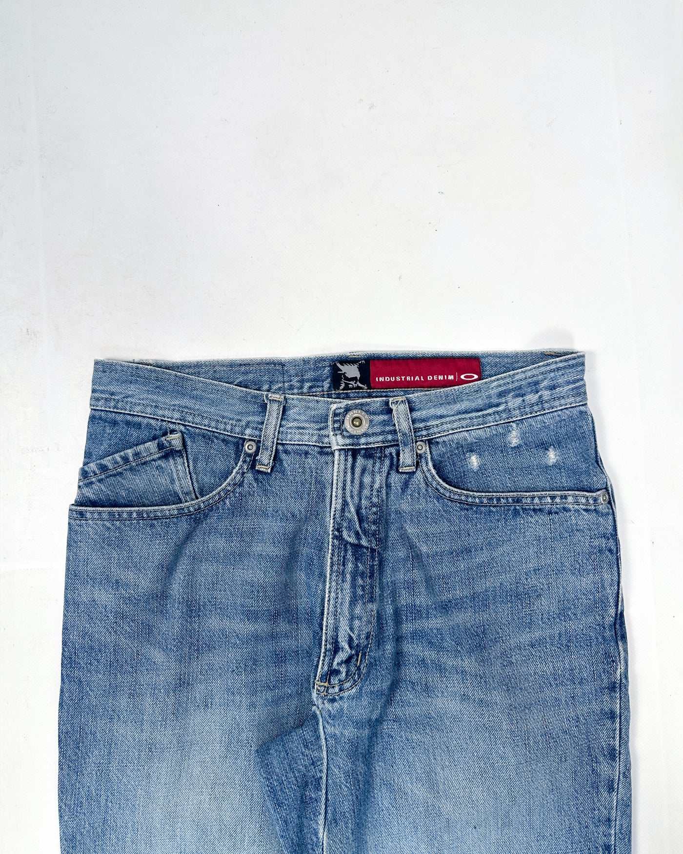 Oakley Red Core Industrial Denim Pants 2000's