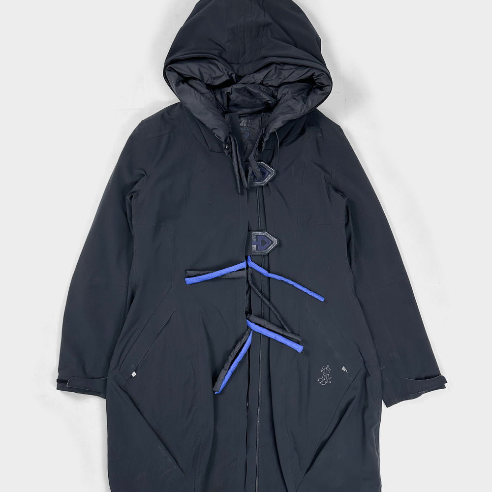 Marithé Francois Gribaud Active Black Windbreaker 2000's