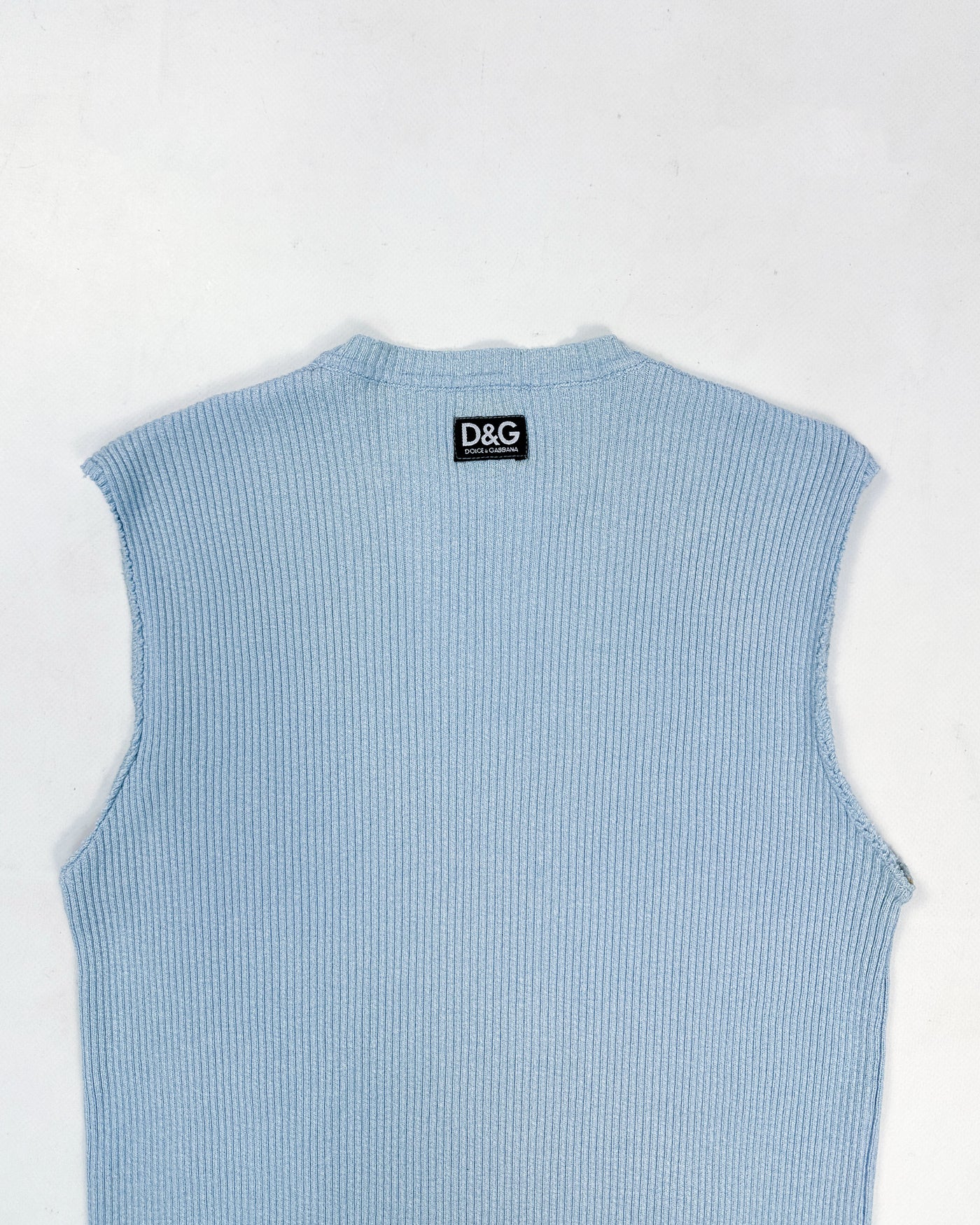 Dolce & Gabbana Sleveless Blue Vest 2000's