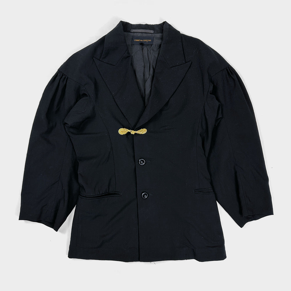 Comme des Garçons Fitted 2-Button Black Blazer FW 1988