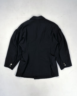 Comme des Garçons Fitted 2-Button Black Blazer FW 1988