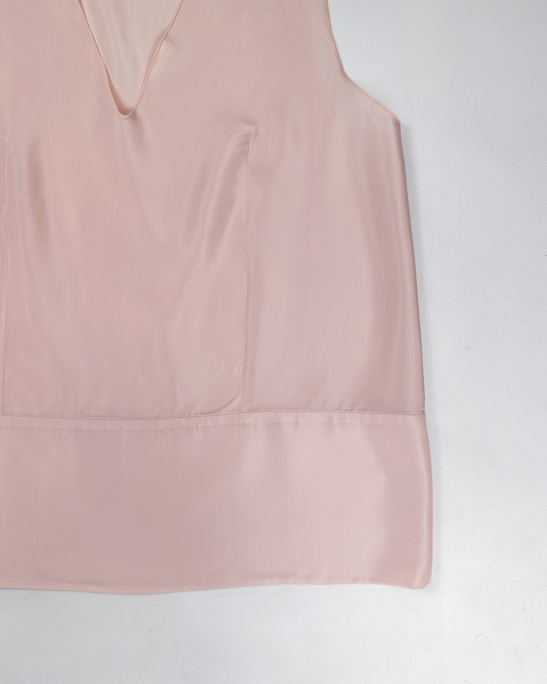 Marni Light Pink Sleeveless Silk Top 2000's