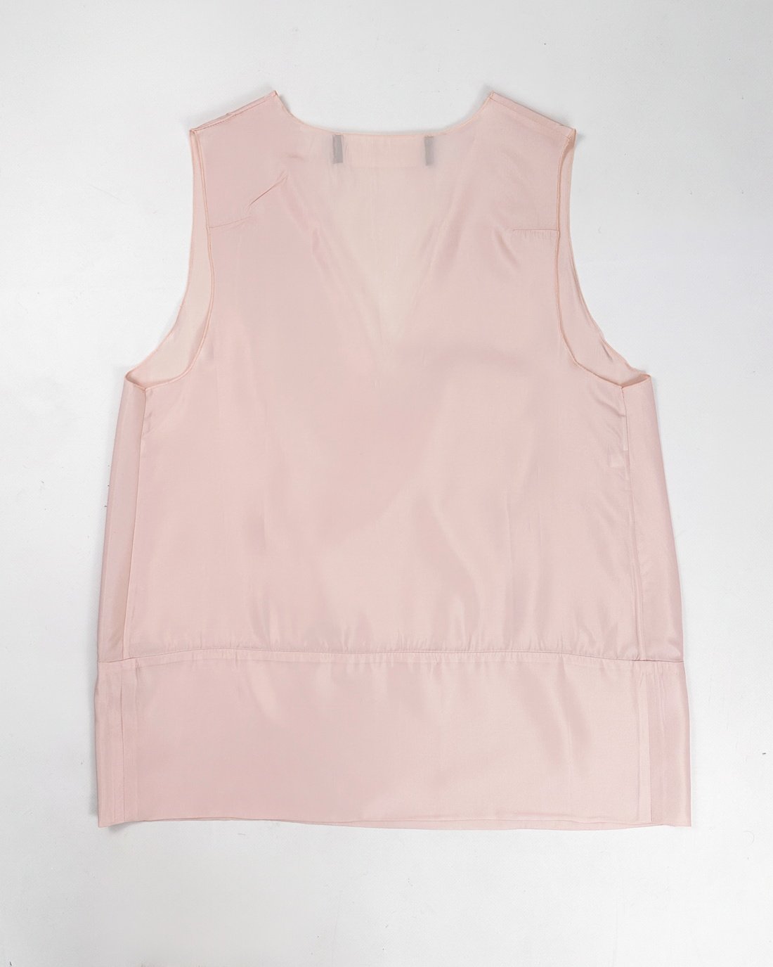 Marni Light Pink Sleeveless Silk Top 2000's