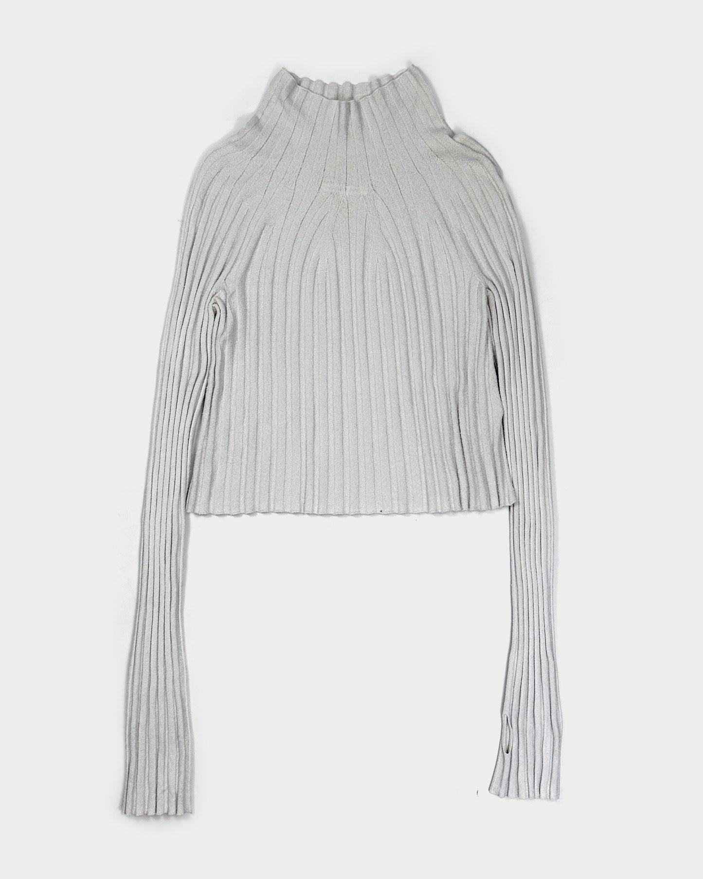 Helmut Lang White Anatomical Knitwear 2000's