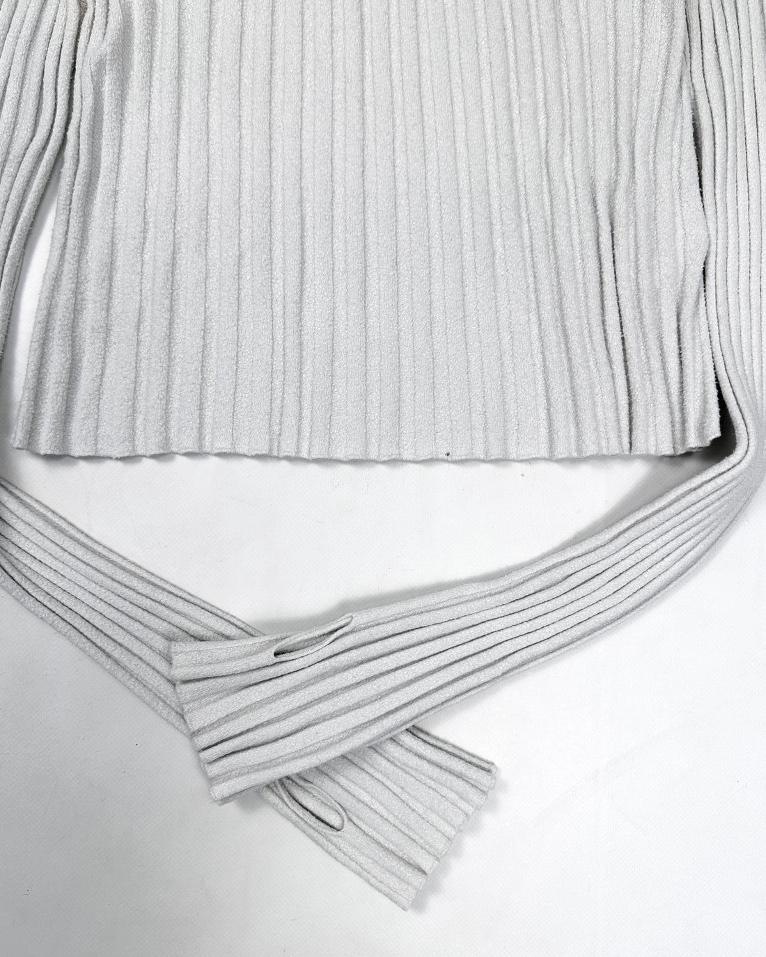 Helmut Lang White Anatomical Knitwear 2000's