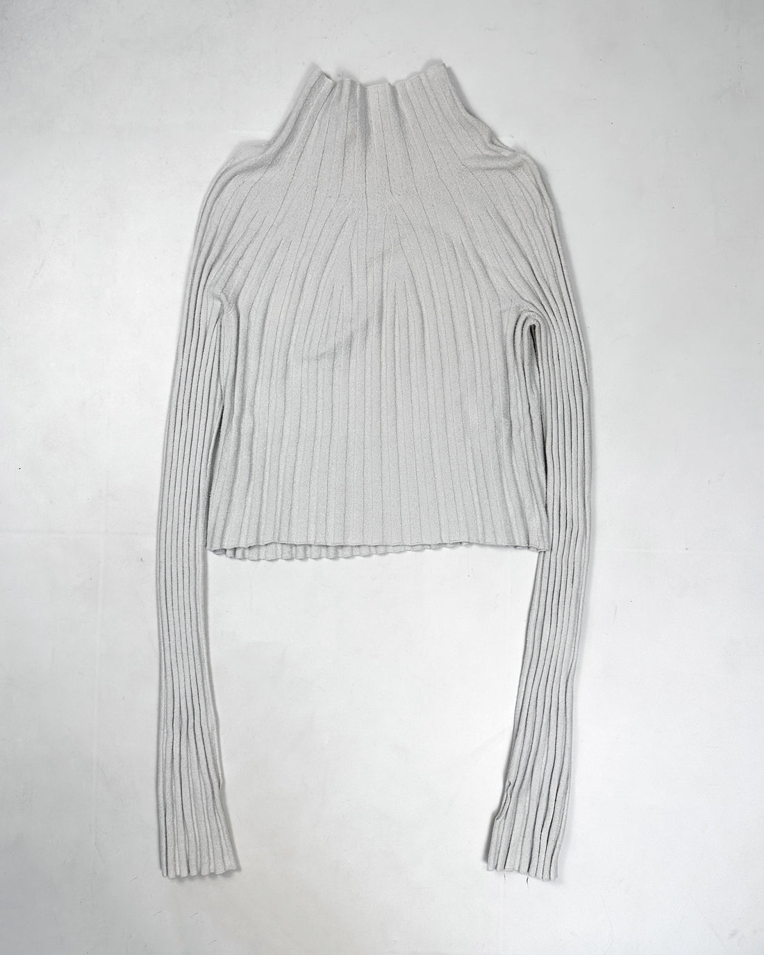 Helmut Lang White Anatomical Knitwear 2000's
