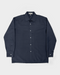 Lanvin Dark Ash Blue Textured Light Shirt 1990's