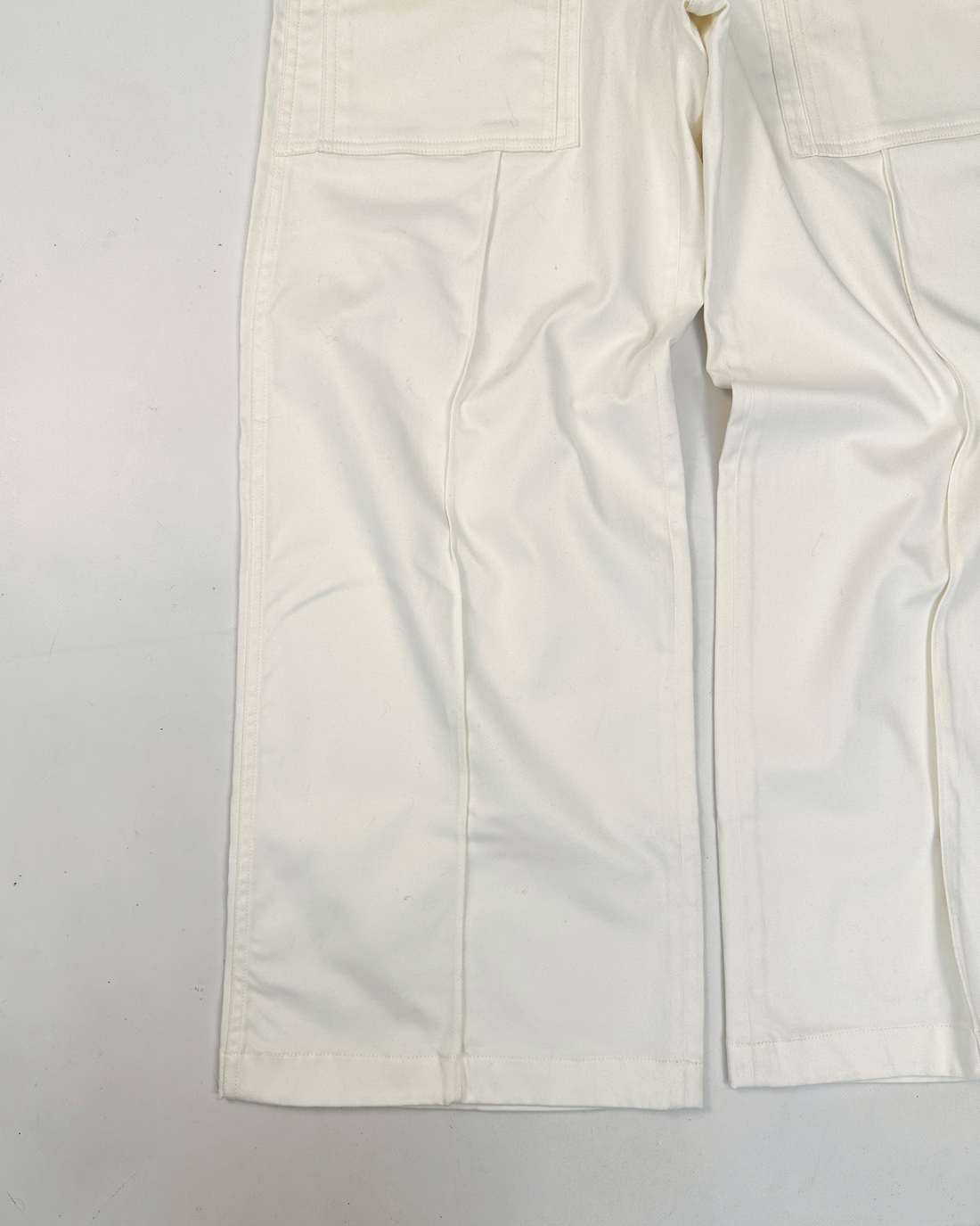 Polo Ralph Lauren White Cargo Wide Leg Pants 2021