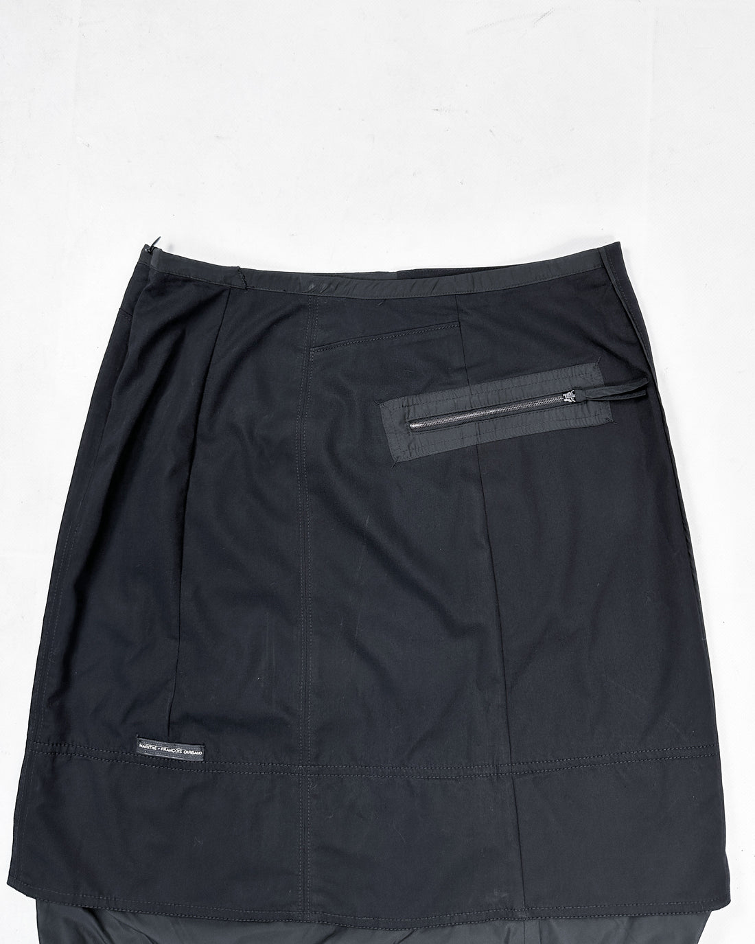 Marithé Francois Girbaud Utility Black Skirt 2000's