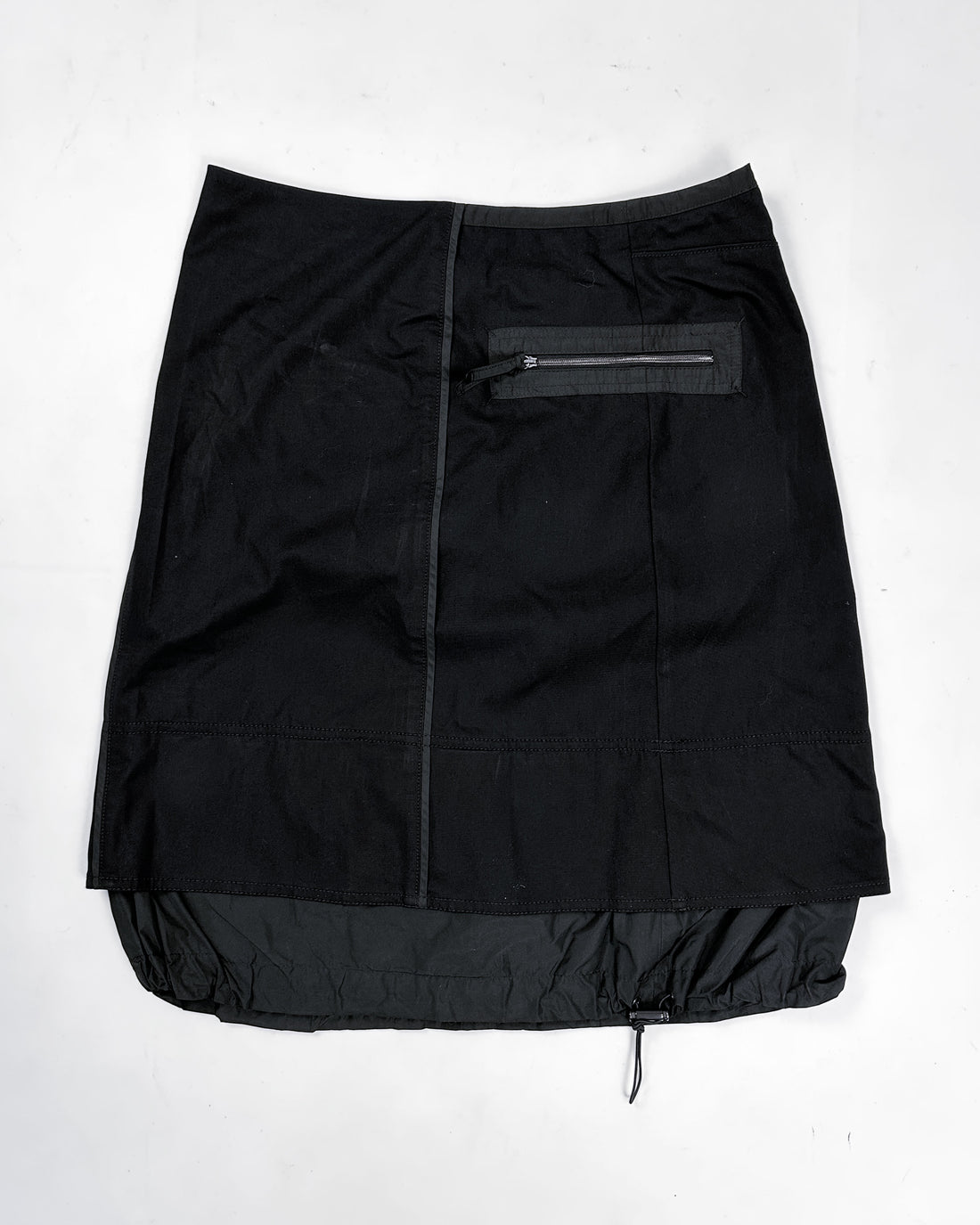 Marithé Francois Girbaud Utility Black Skirt 2000's