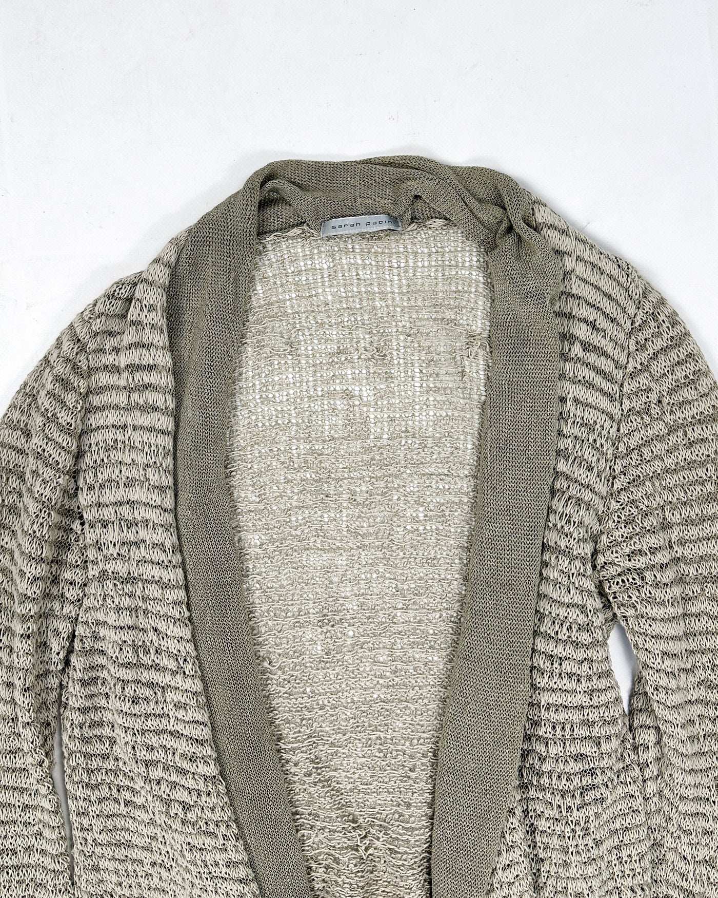 Sarah Pacini 3-in-1 Beige Cardigan 2000's