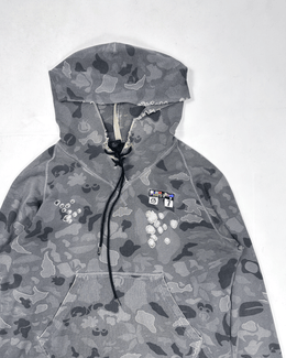 Diesel Destroyed Cammo Hoodie 2000's