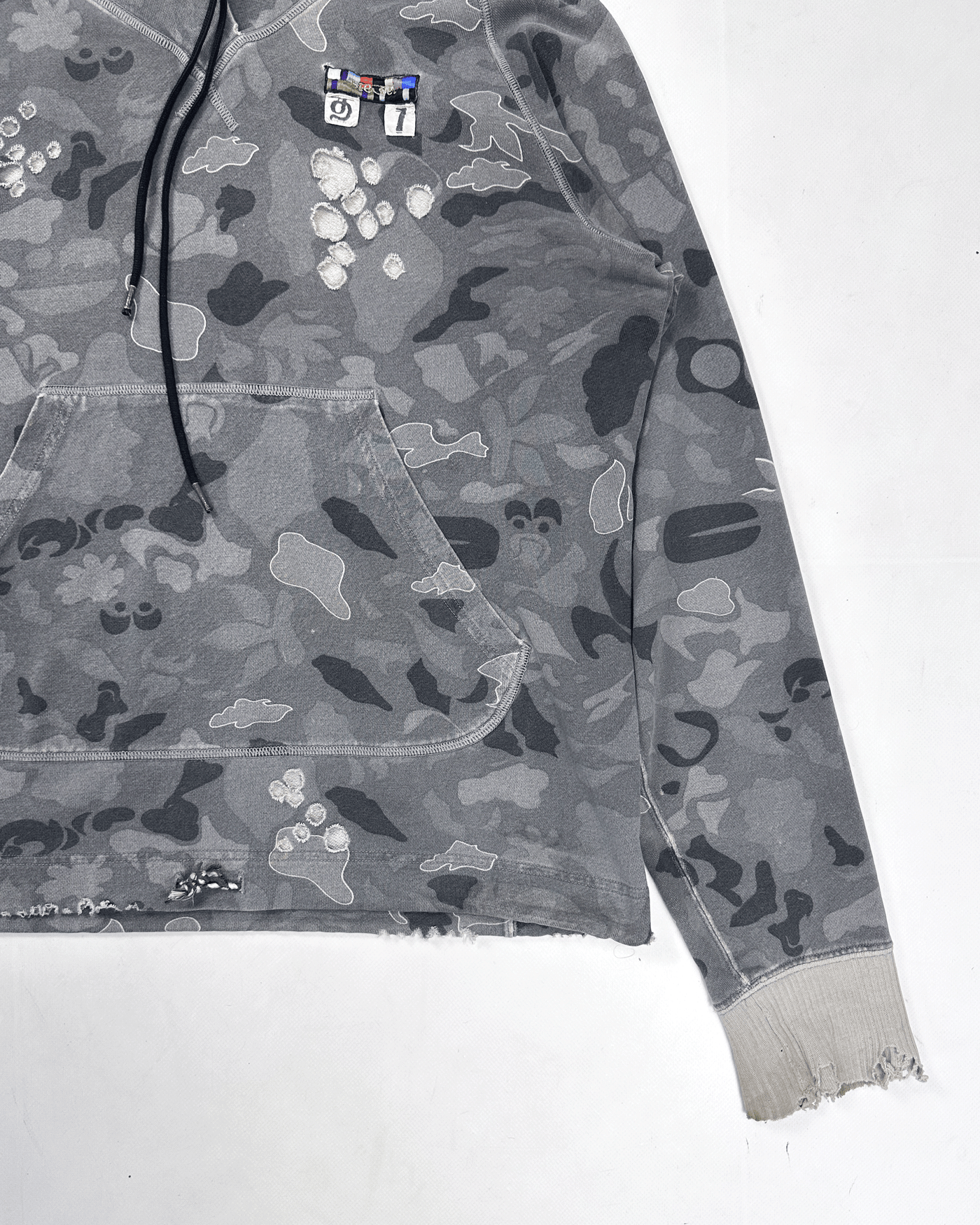 Diesel Destroyed Cammo Hoodie 2000's